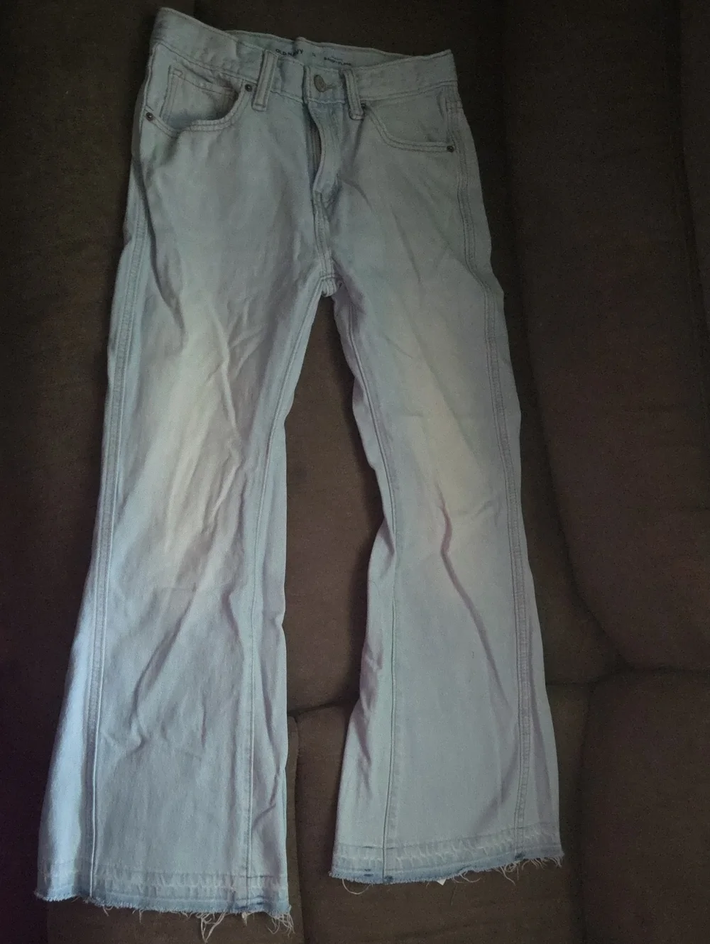 Light Blue Girl's Flared Jeans